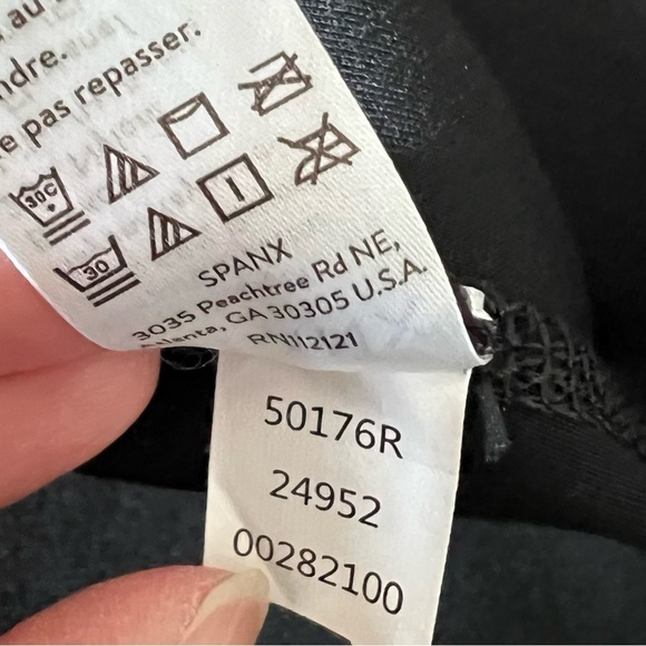 SPANX Drape Front Jacket Very Black Size XS - Picture 16 of 16